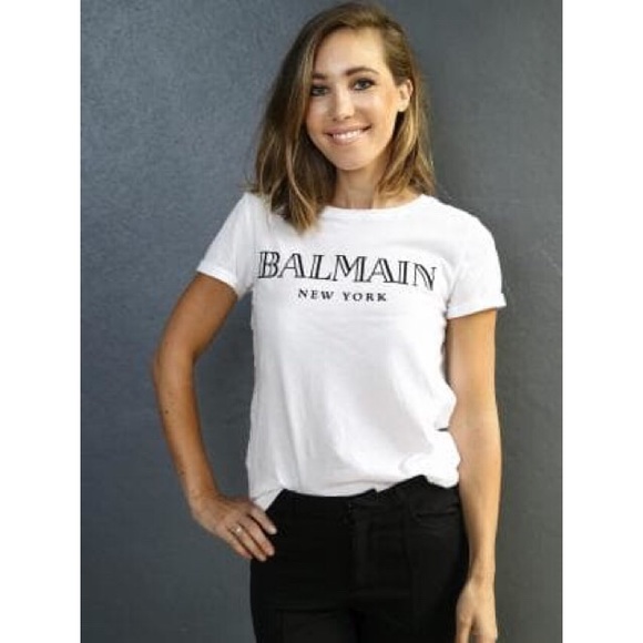 Balmain x H&M Tee - Black on Black - Picture 2 of 6